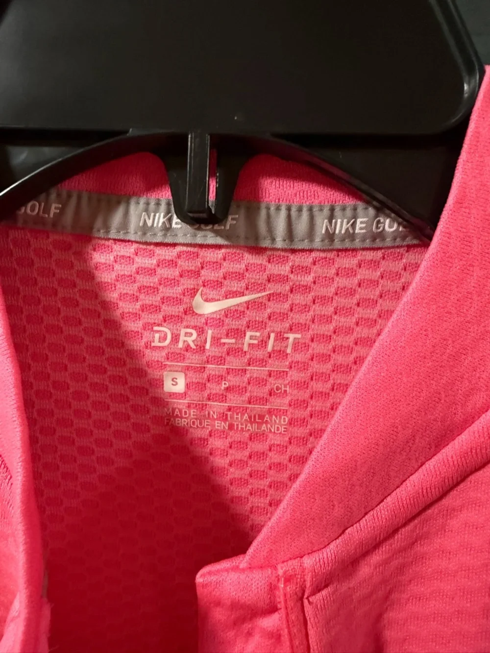 Nike Dri-FIT Sleeveless Golf Polo Pink